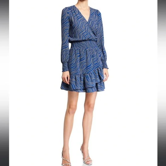 Micheal Kors Printed Ruffle Dress. - Picture 1 of 9